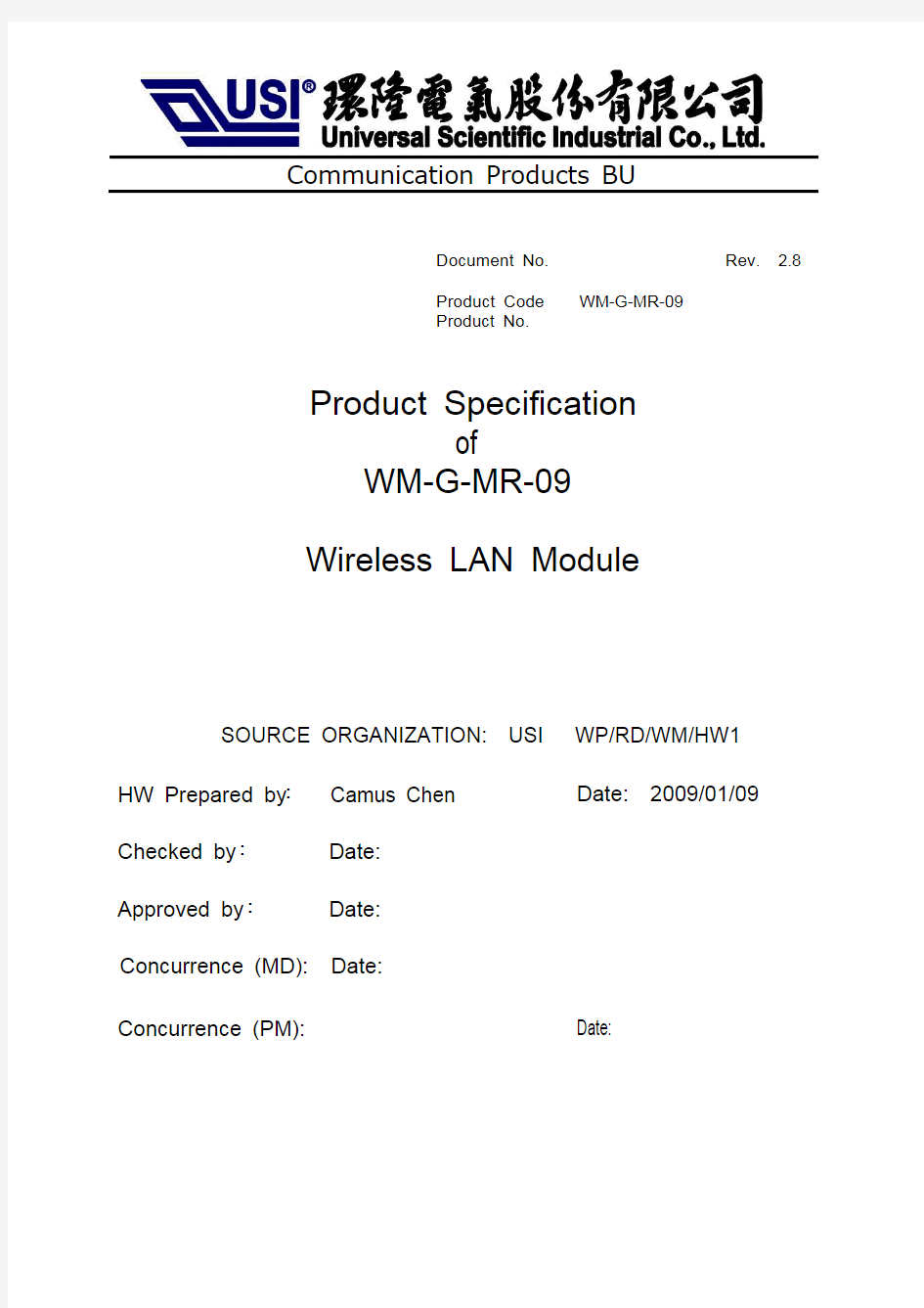 WM-G-MR-09_Product Spec_v28_20090109(1)