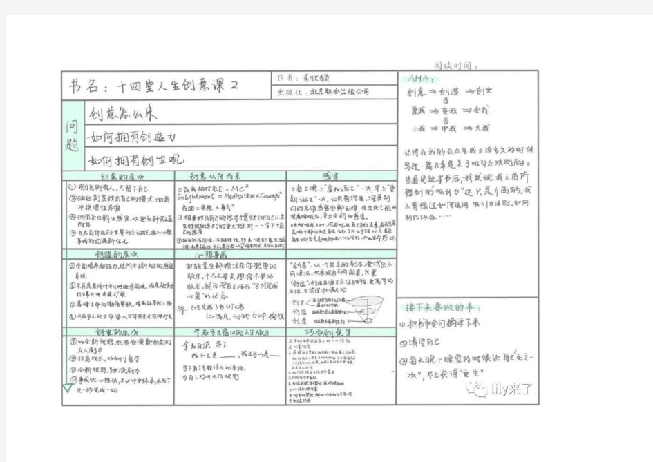 洋葱阅读法九宫格模板