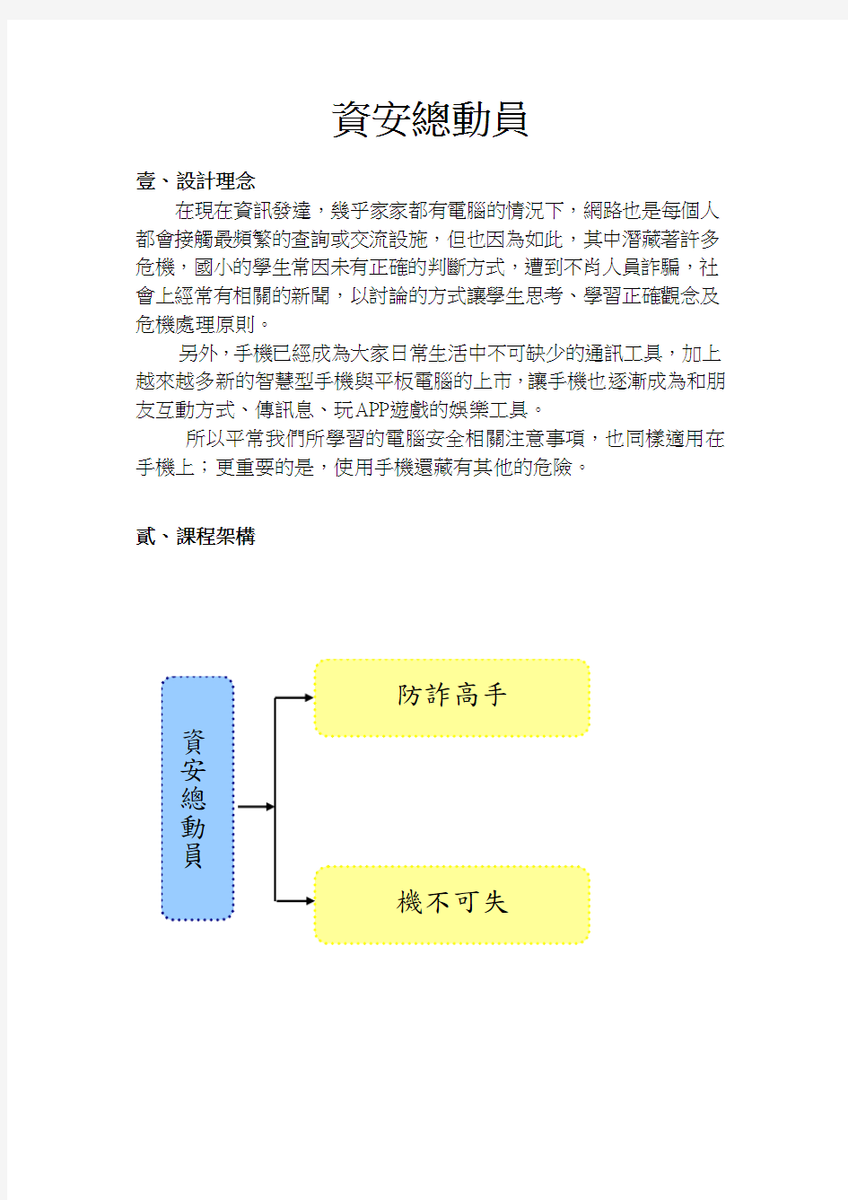 弹性主题教案_十二年国教_高年级：资讯教育(资安总动员)[11页]