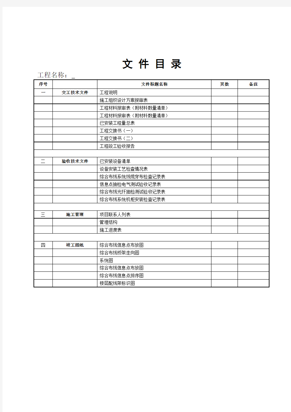 监控工程验收报告