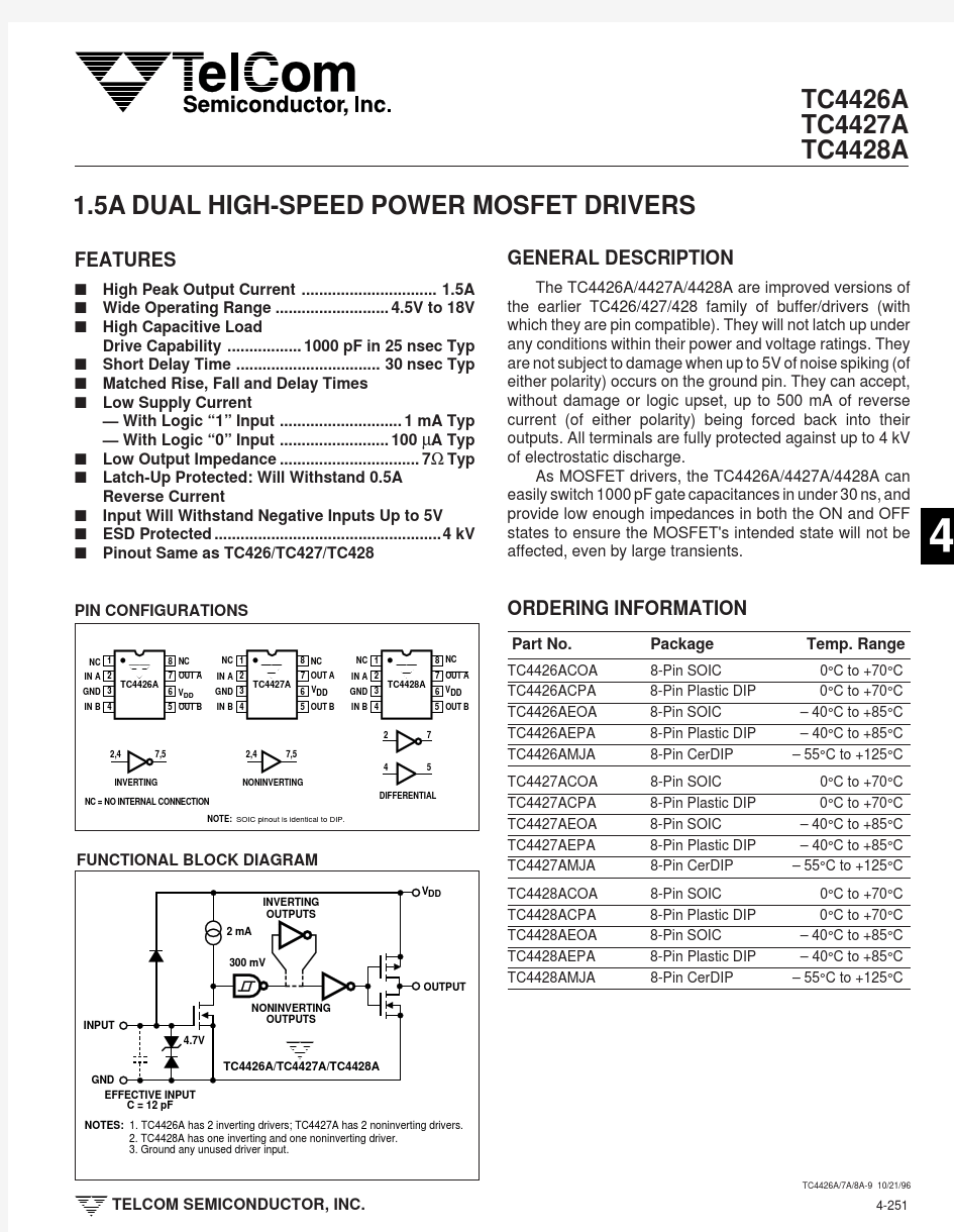 datasheetTC4427A