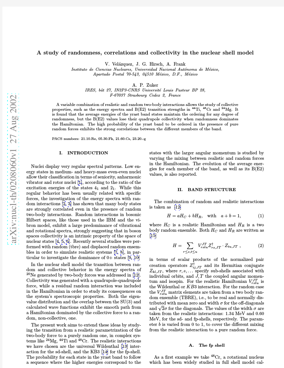 A study of randomness, correlations and collectivity in the nuclear shell model