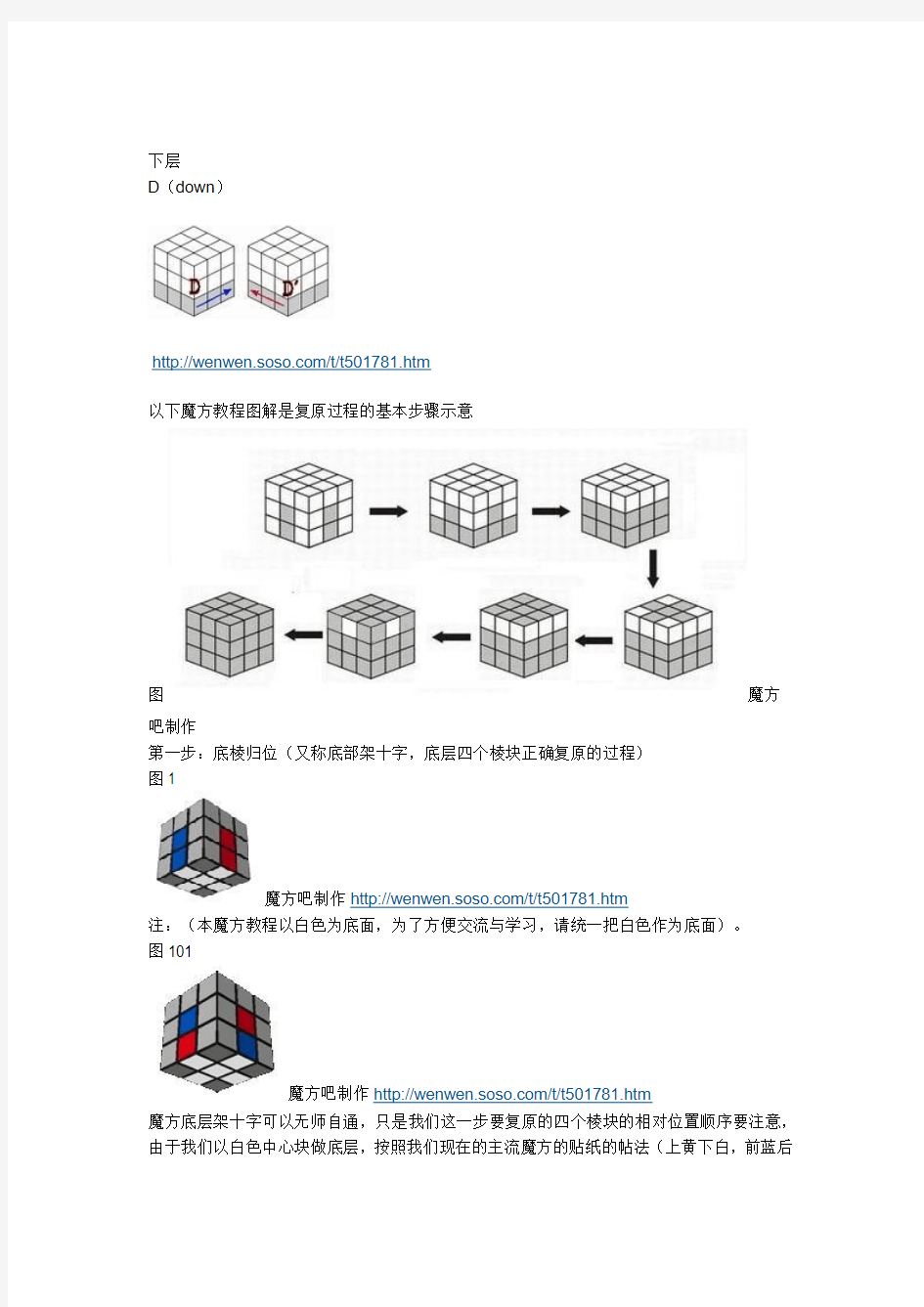 leo教你玩魔方教程