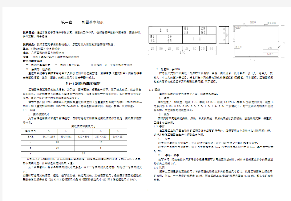 第五章_制图基本知识