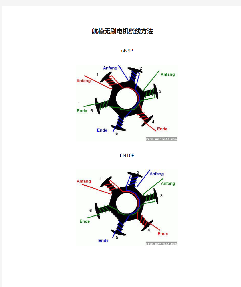 航模无刷电机绕线方法