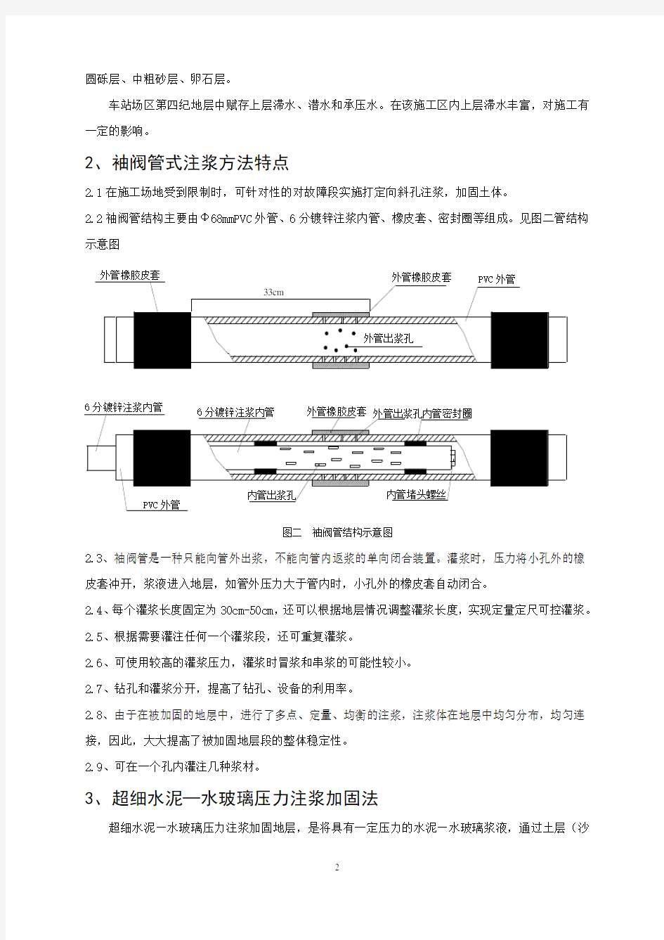 袖阀管注浆技术