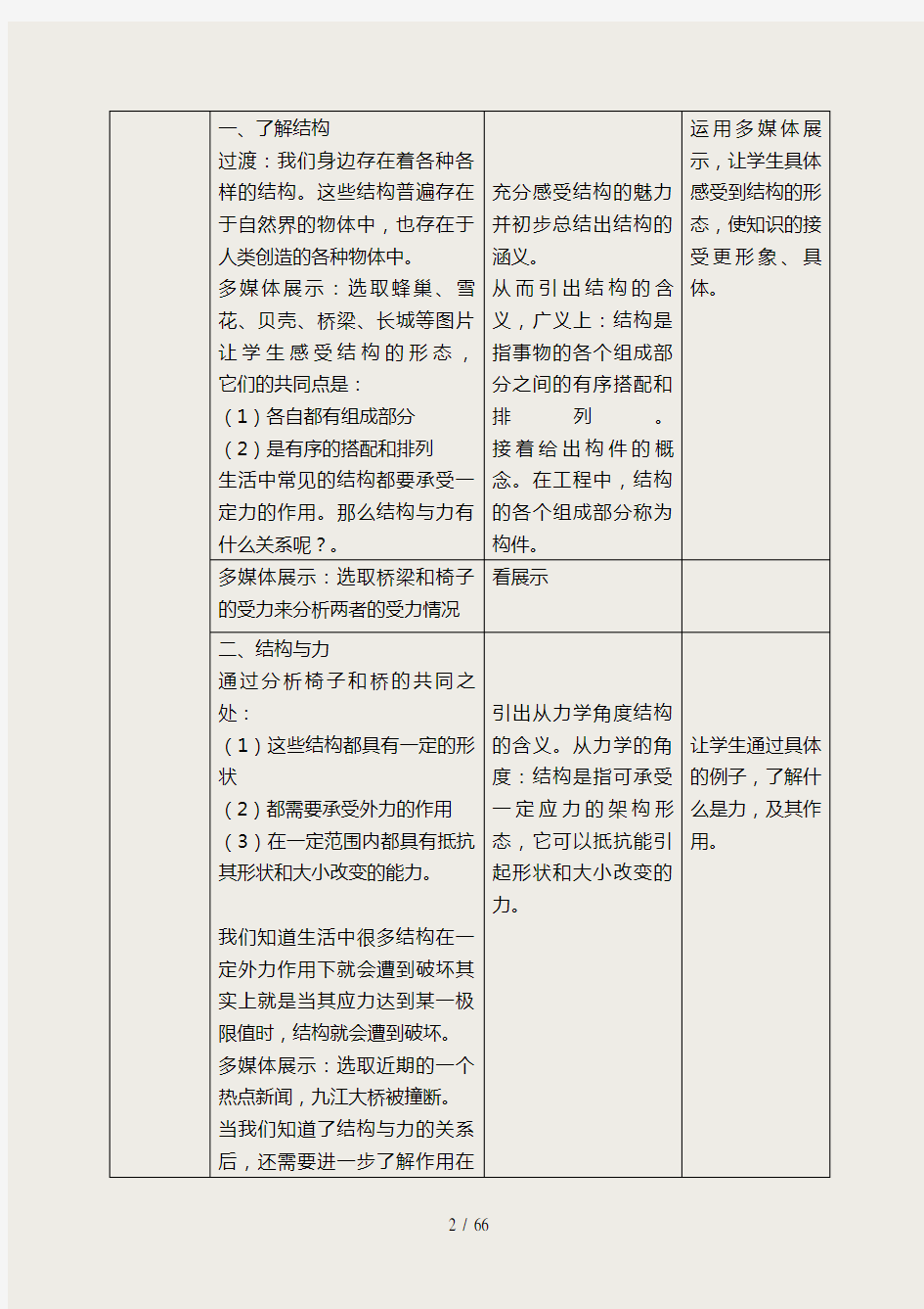 通用技术必修2技术与设计2教学设计