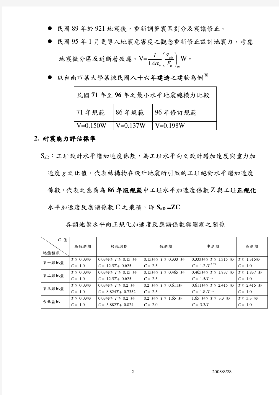 「钢筋混凝土建筑物耐震能力评估法及推广」程式使用案例介绍