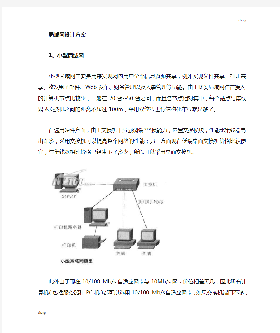 局域网优秀设计