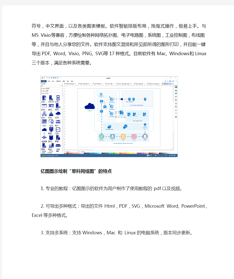 推荐几款好用的网络拓扑图软件