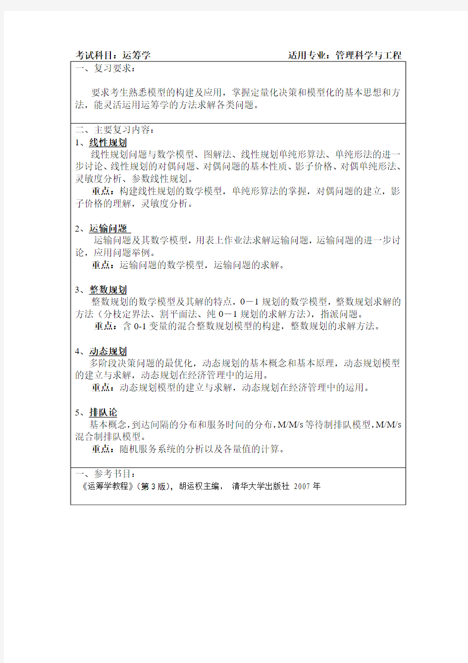 上海大学运筹学真题