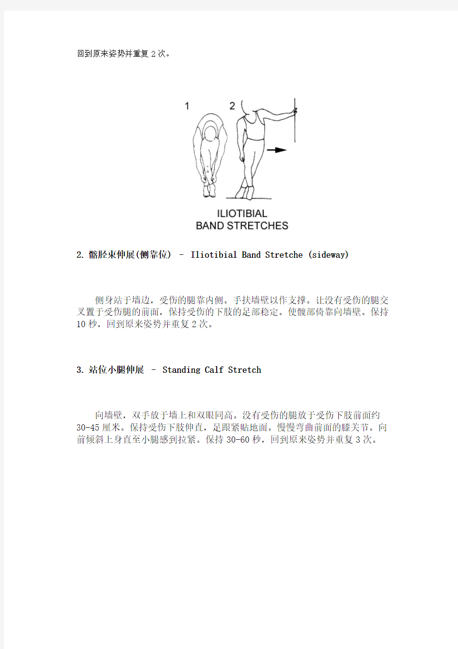 髂胫束摩擦综合症及康复治疗