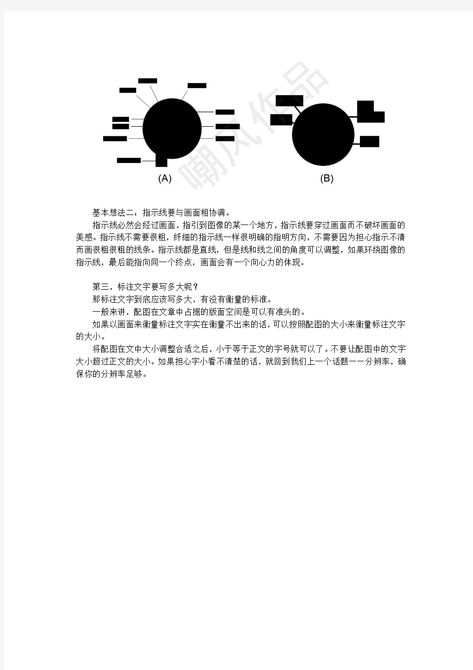 论文配图中文字标注的技巧