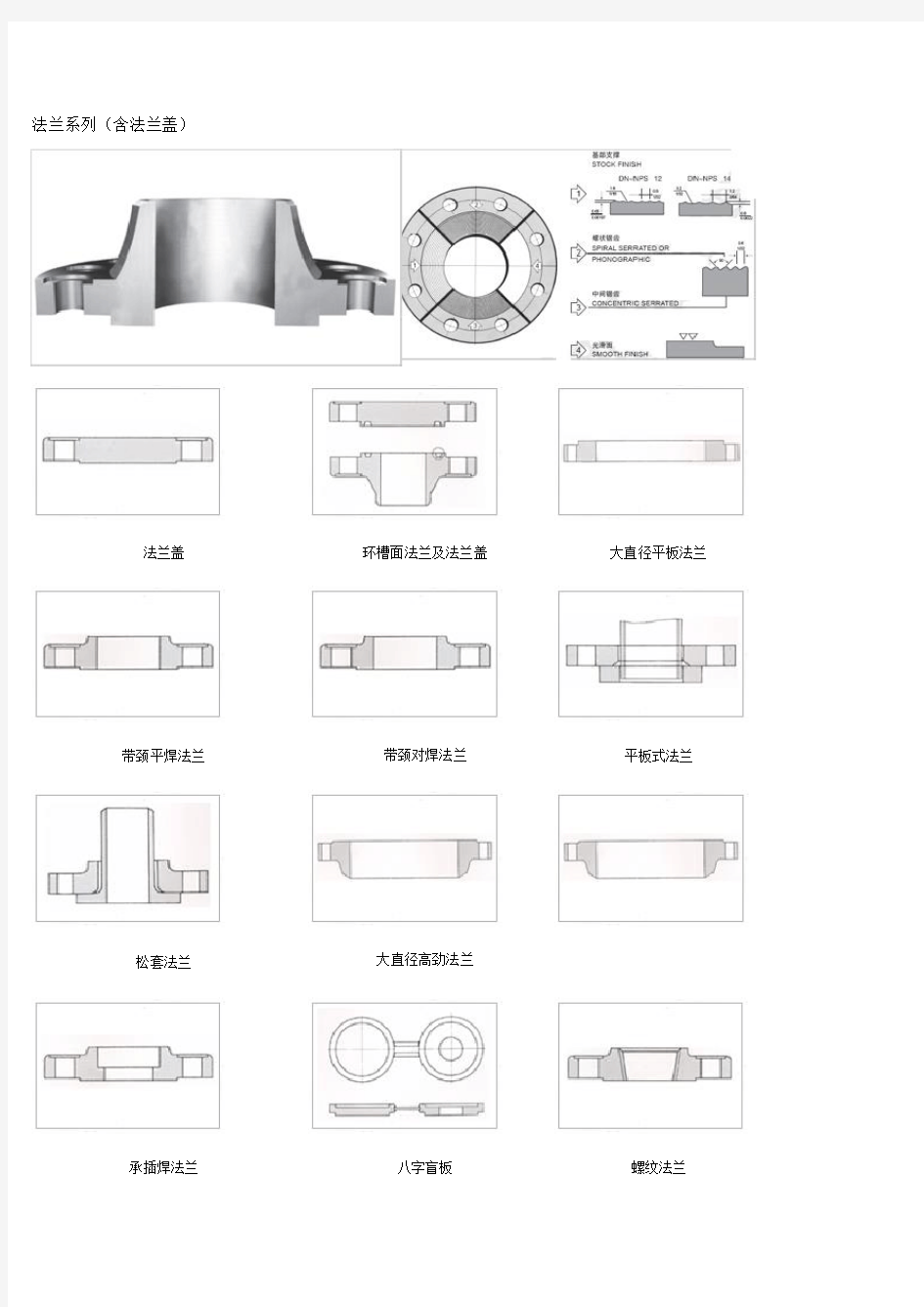 法兰系列(含法兰盖)