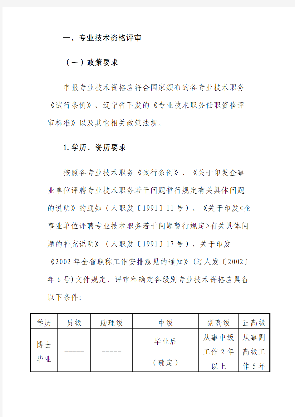 专业技术资格评审指南