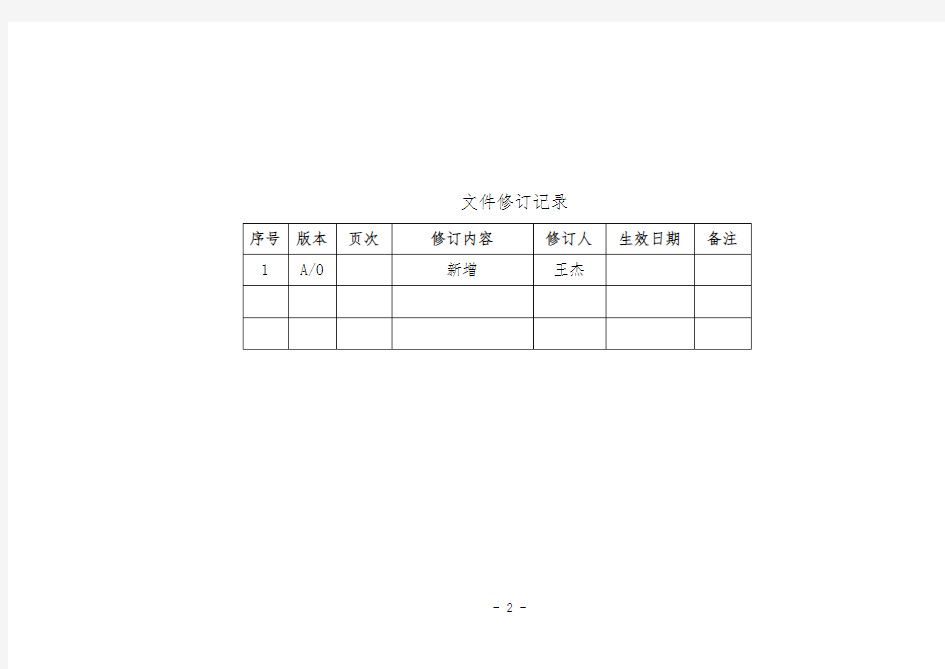 施工管理实施细则(试行版)