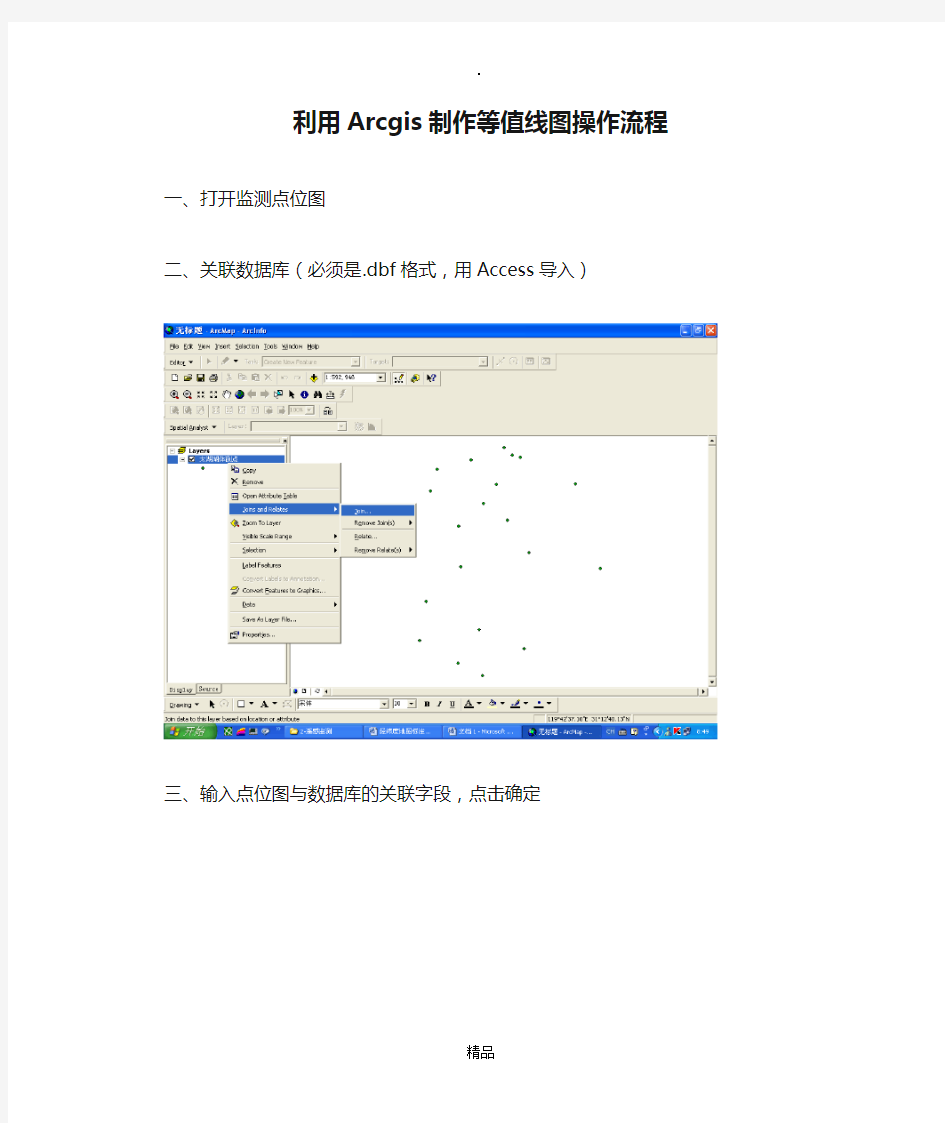 利用Arcgis制作等值线图操作流程