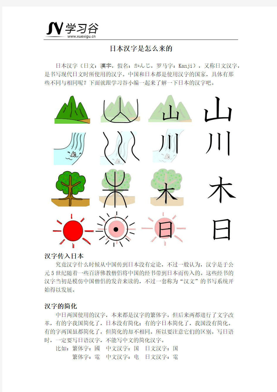 日本汉字是怎么来的