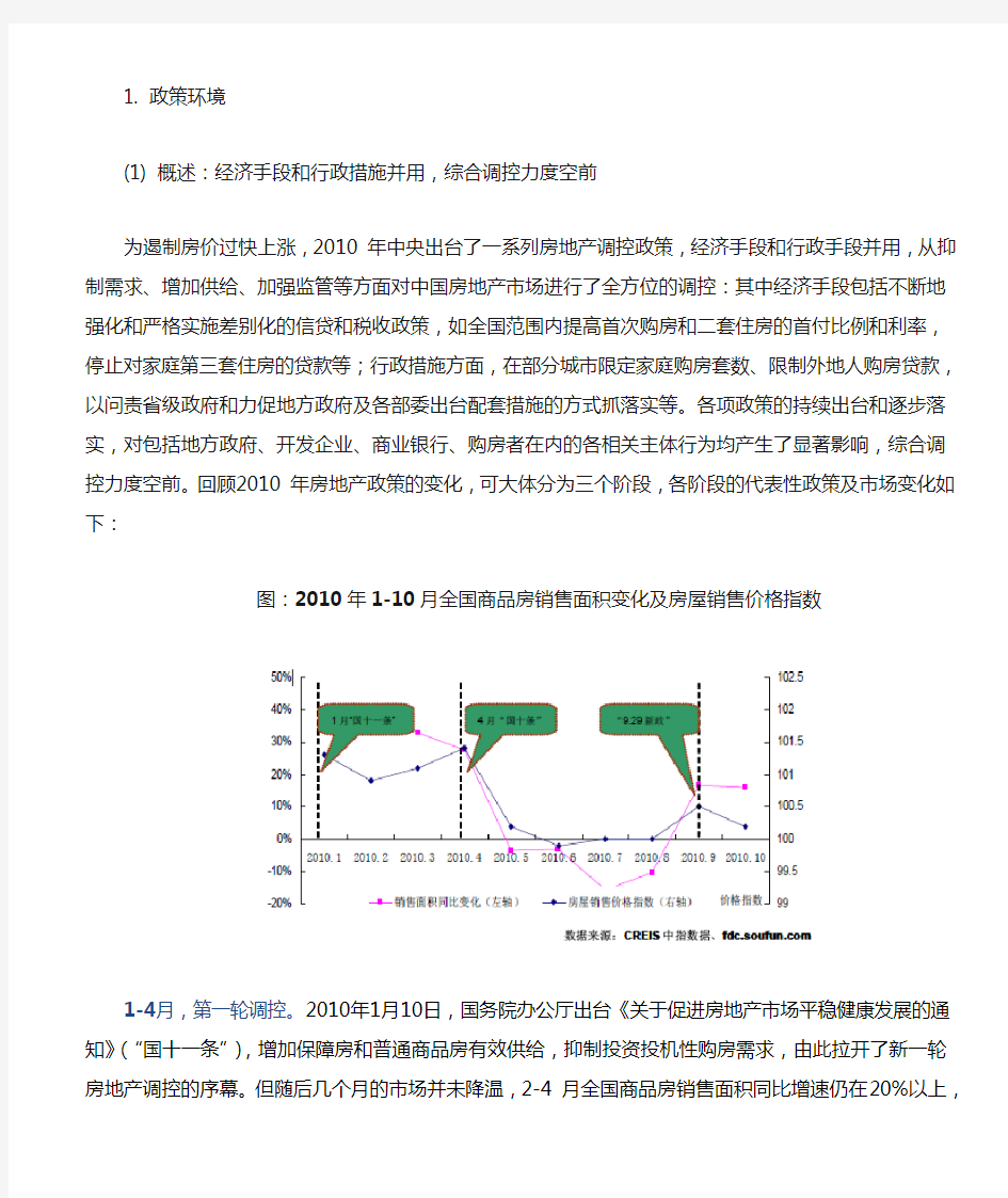 全国房地产市场年度回顾及展望