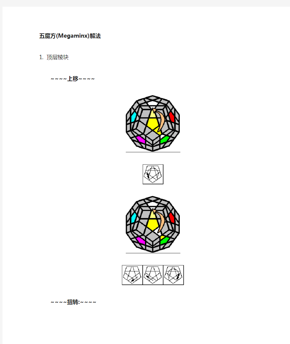 五魔方十二面体魔方