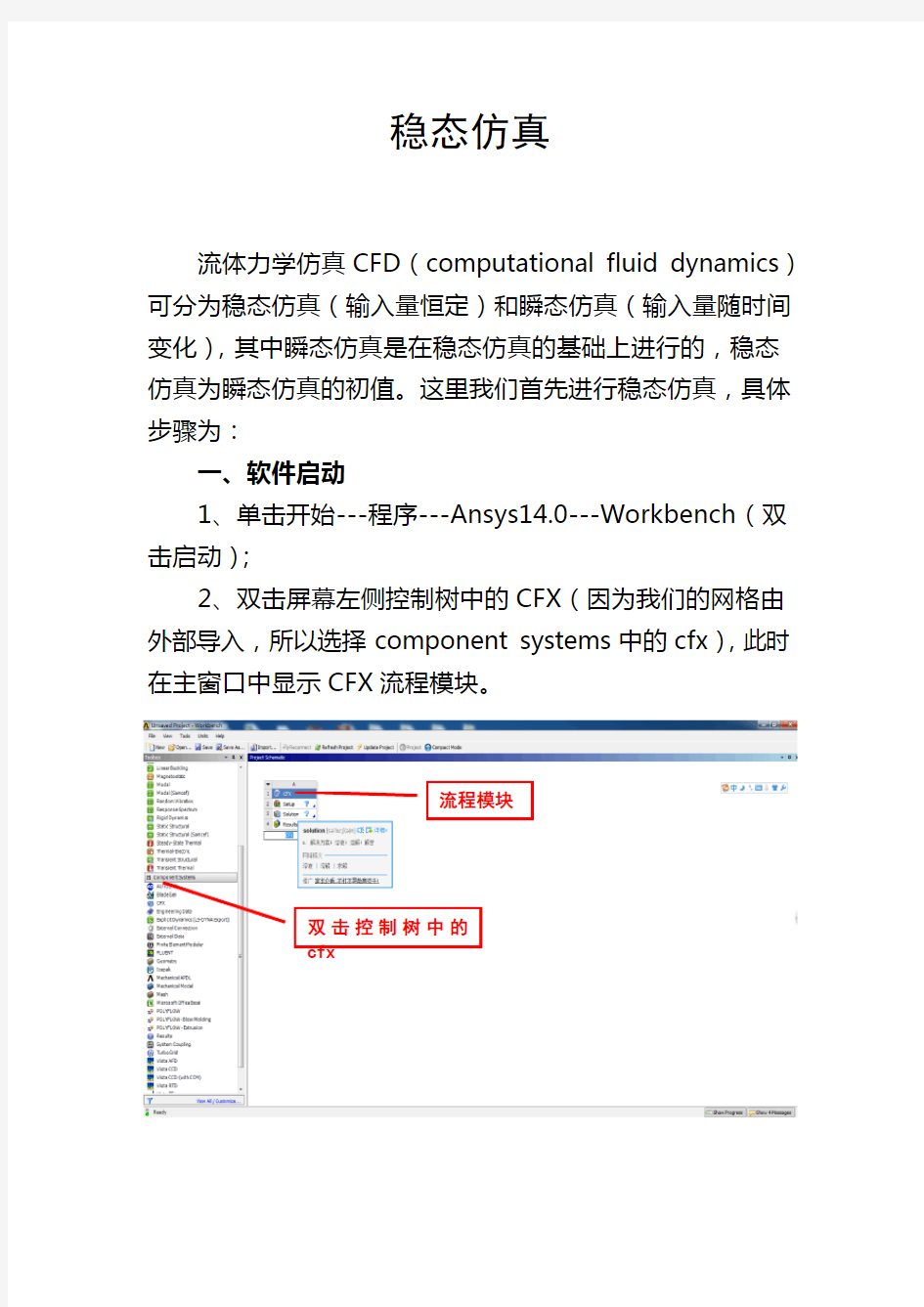 ansys_CFX稳态仿真