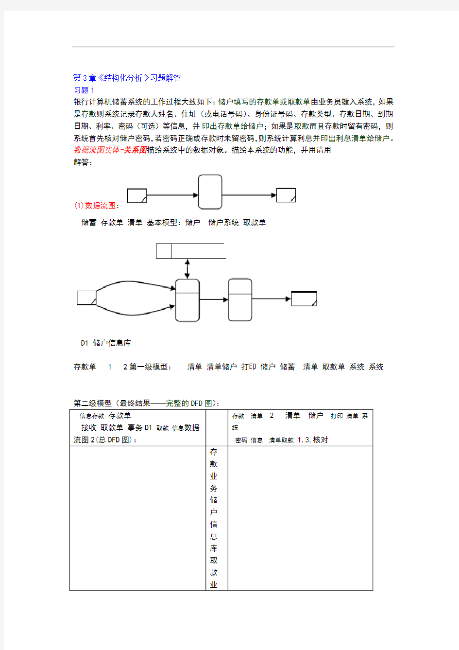 软件工程第3章习题解答