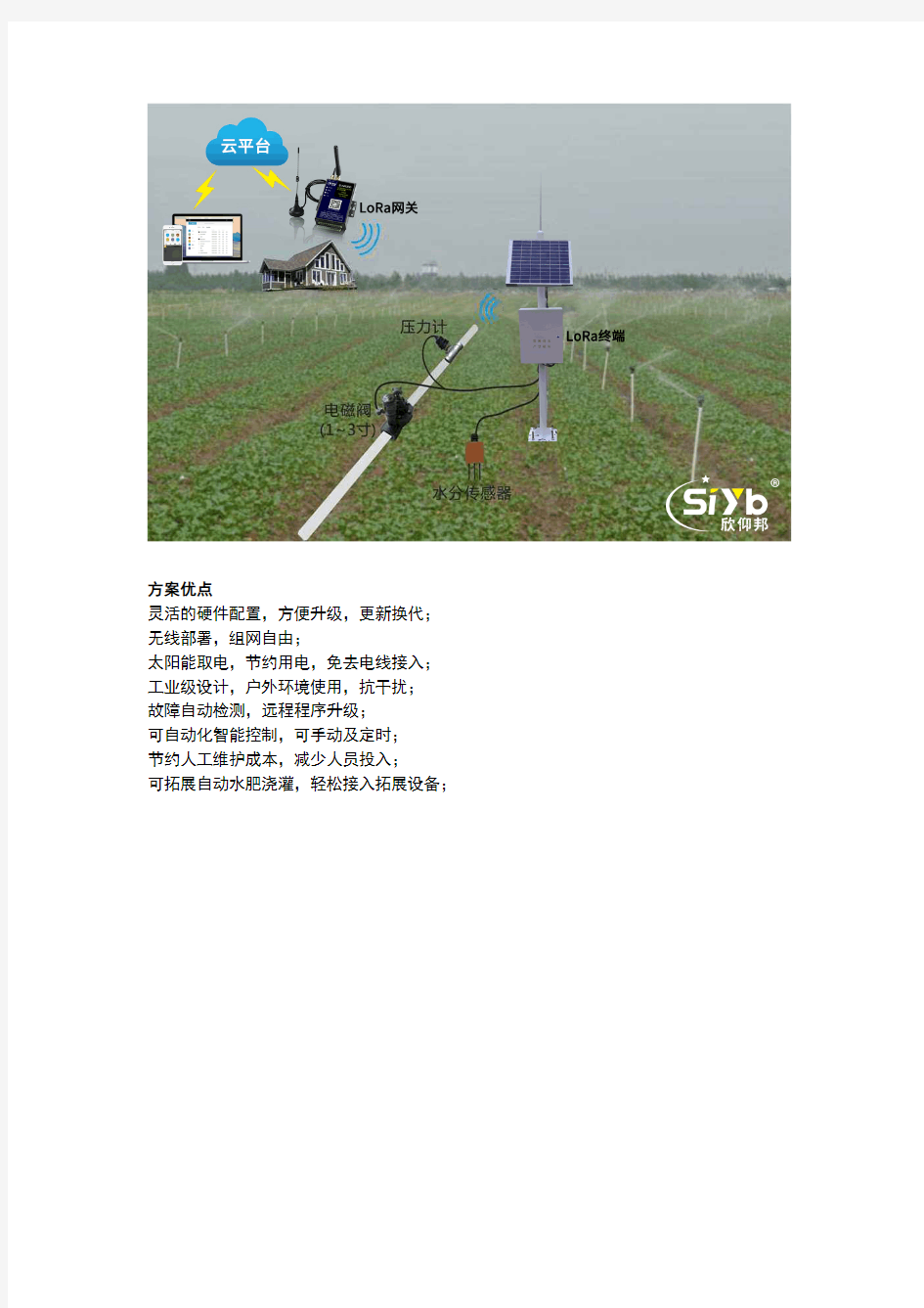 自动化智能灌溉一体化系统