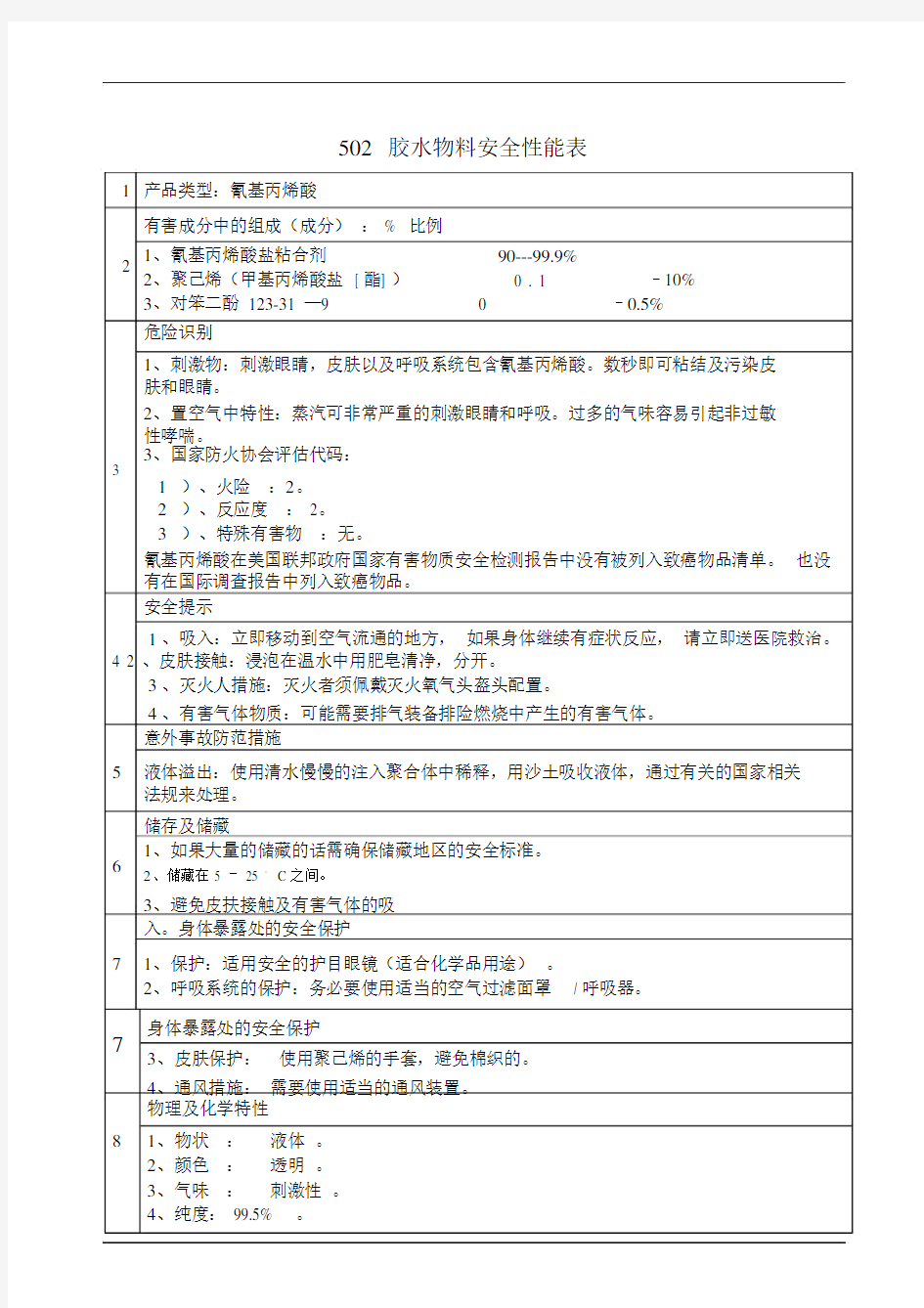 502胶水MSDS.doc