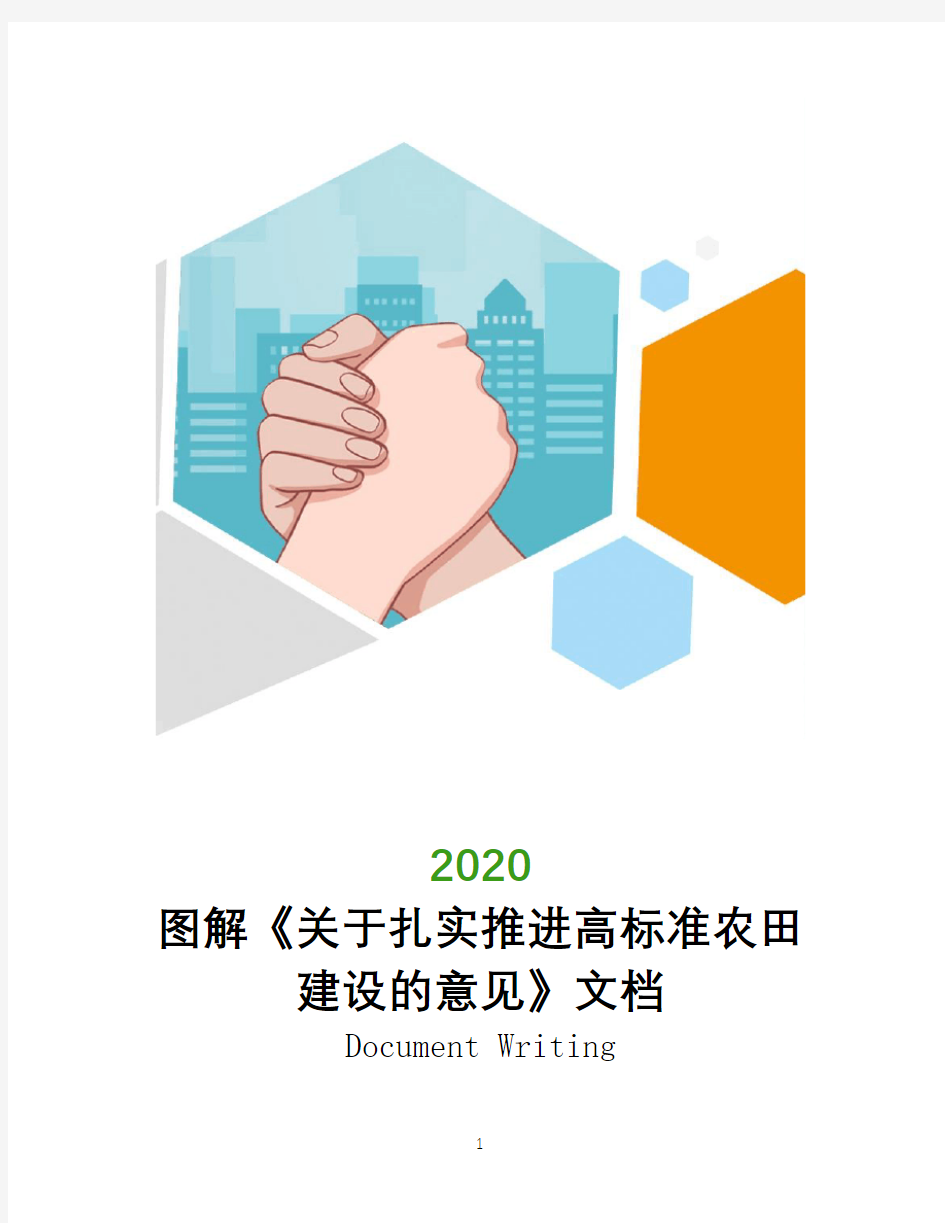 图解《关于扎实推进高标准农田建设的意见》文档