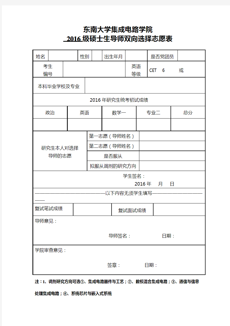 东南大学集成电路学院