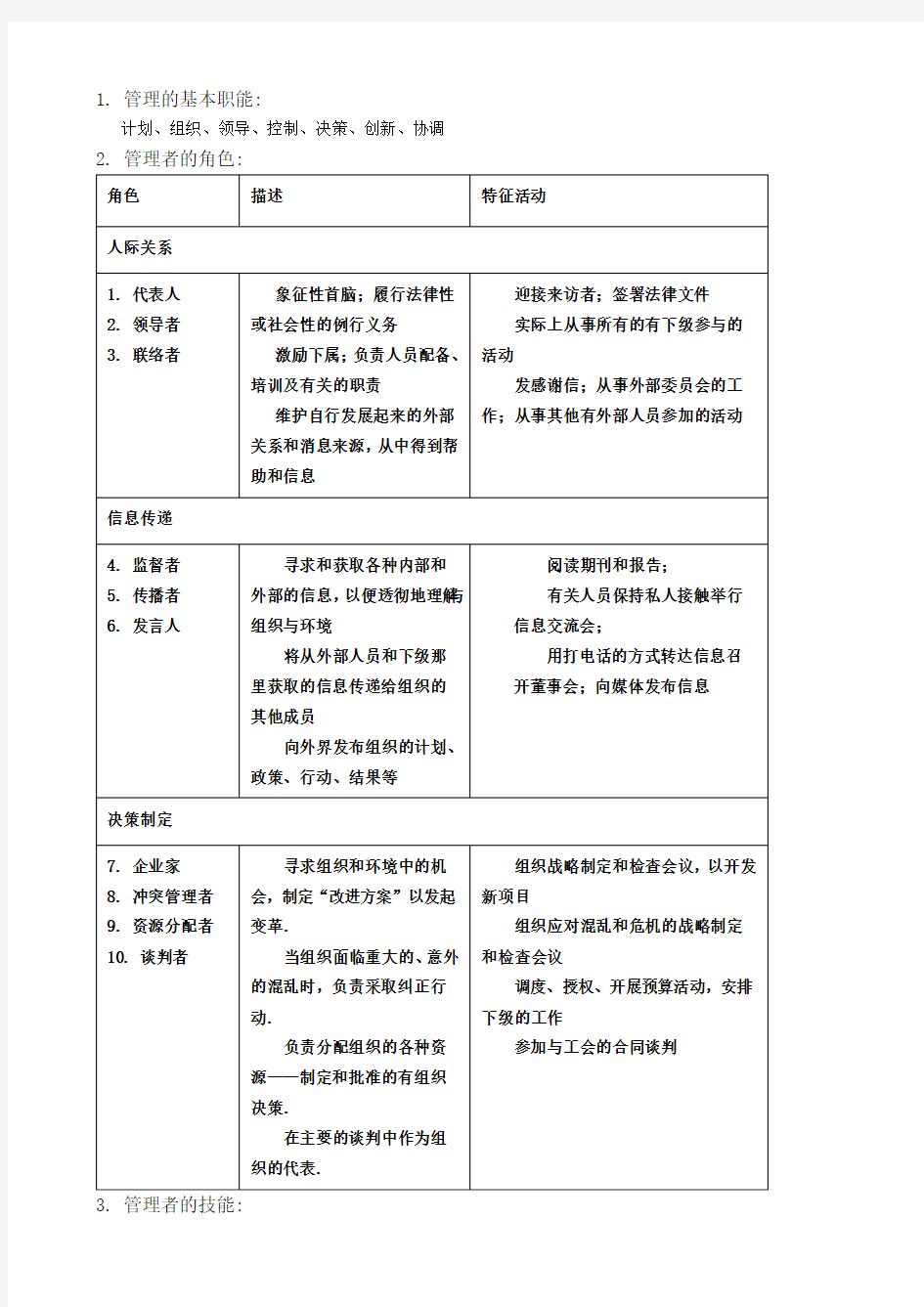 管理学基础理论