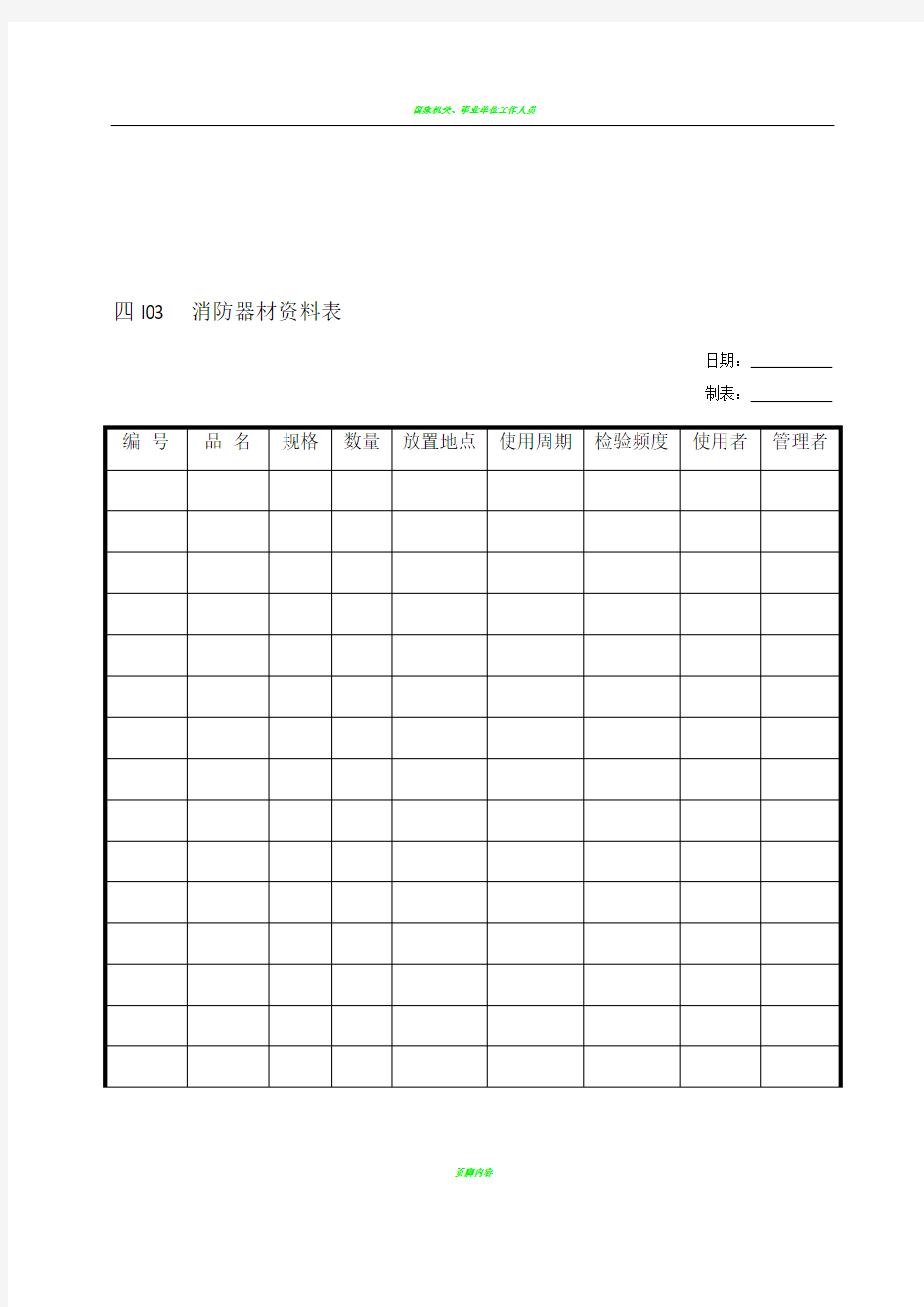 企业安全卫生检查表