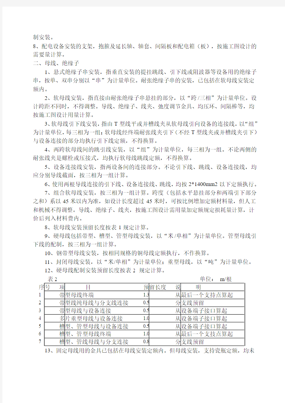 《全国统一安装工程预算定额》工程量计算规则