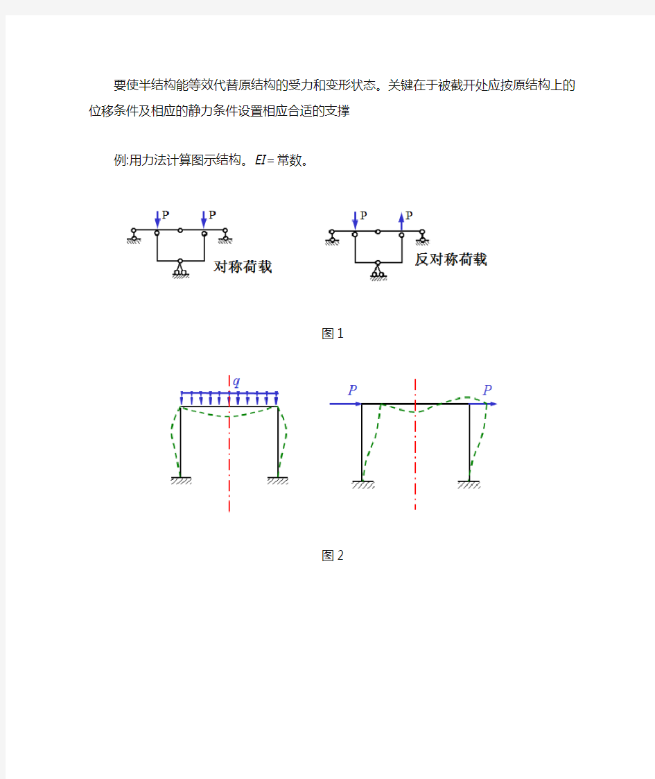 力法对称性