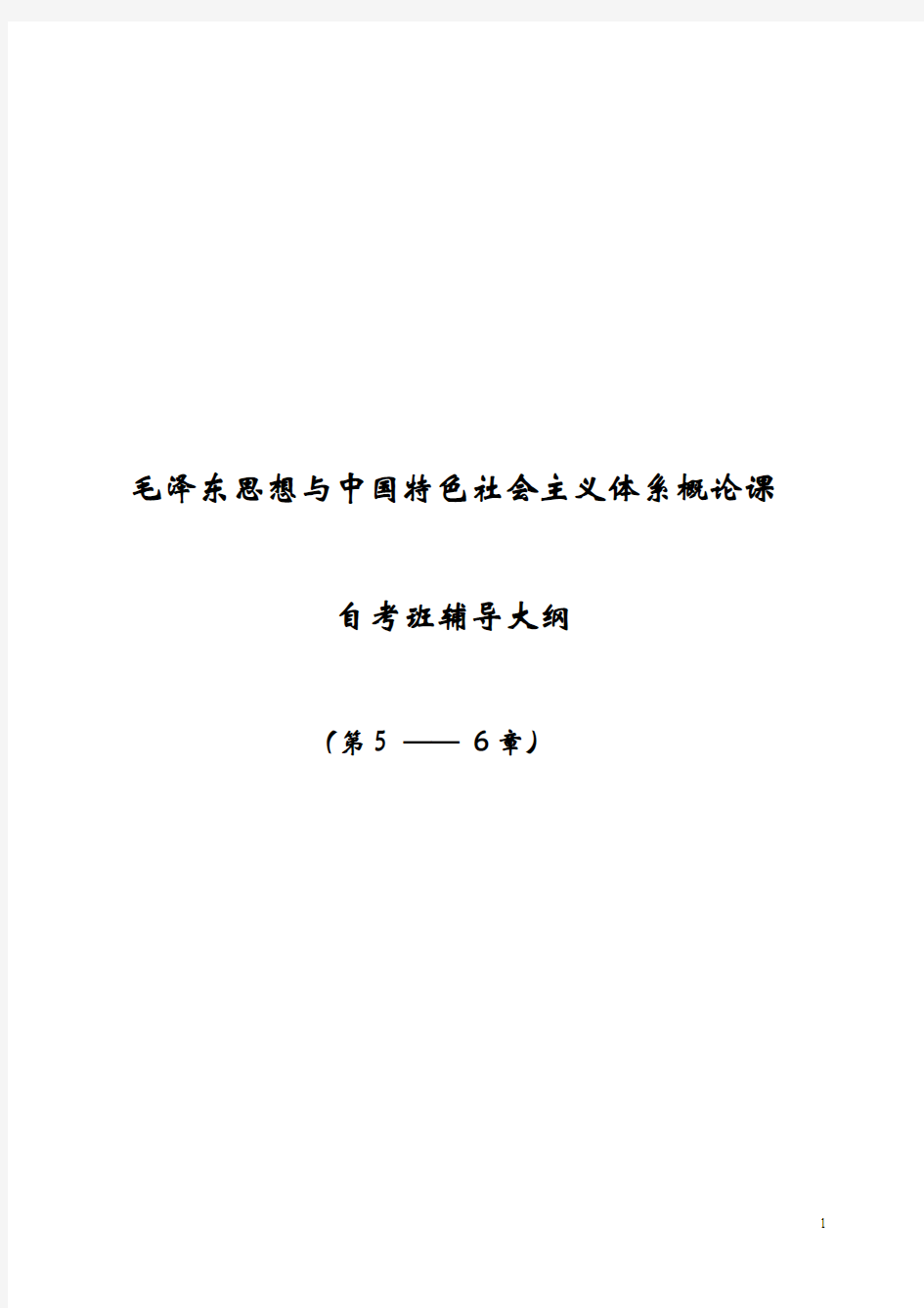 5第五章  建设社会主义的总依据理论