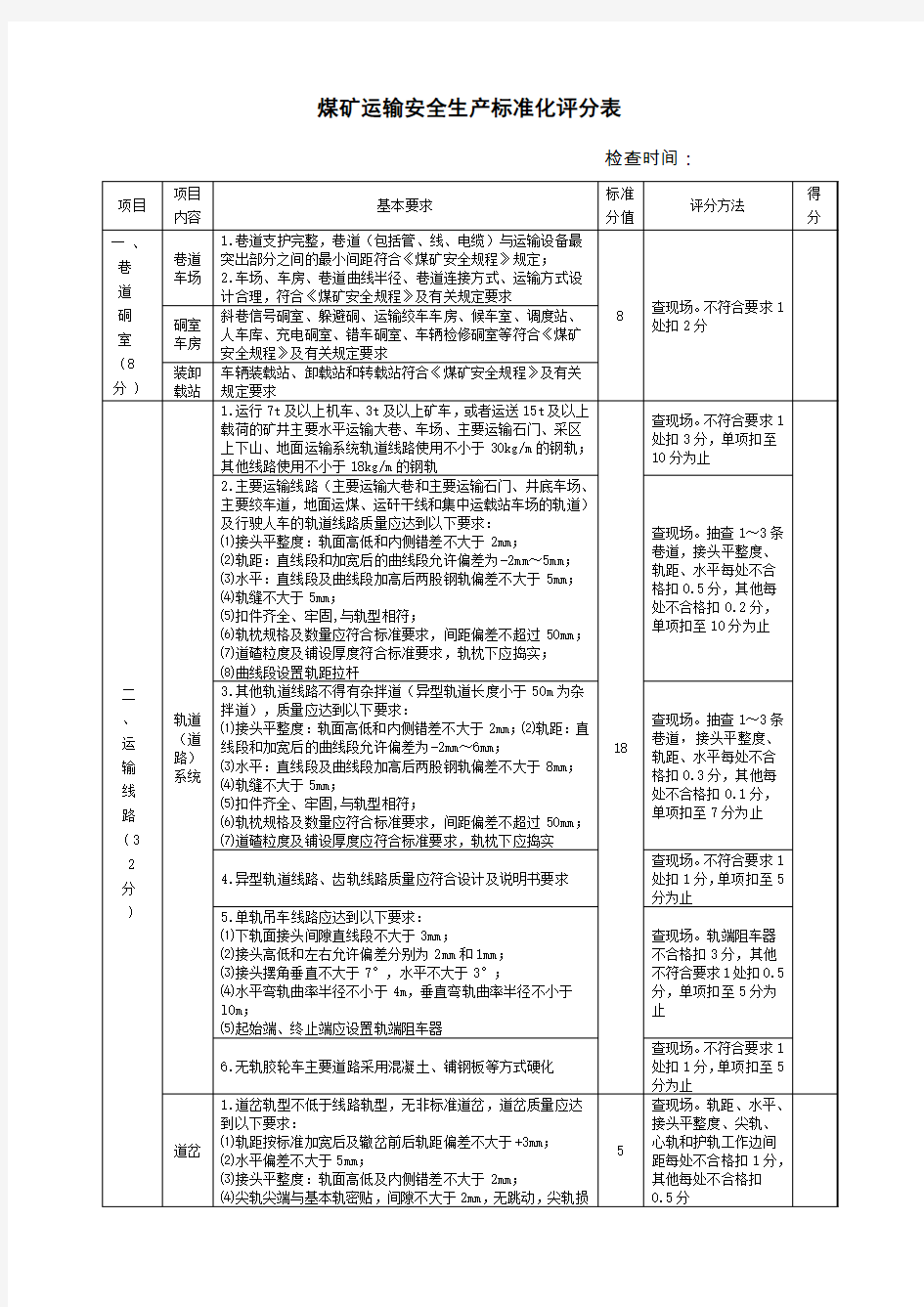 运输标准化