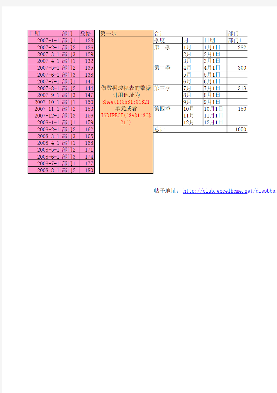 将数据透视表的数据引用改为动态引用