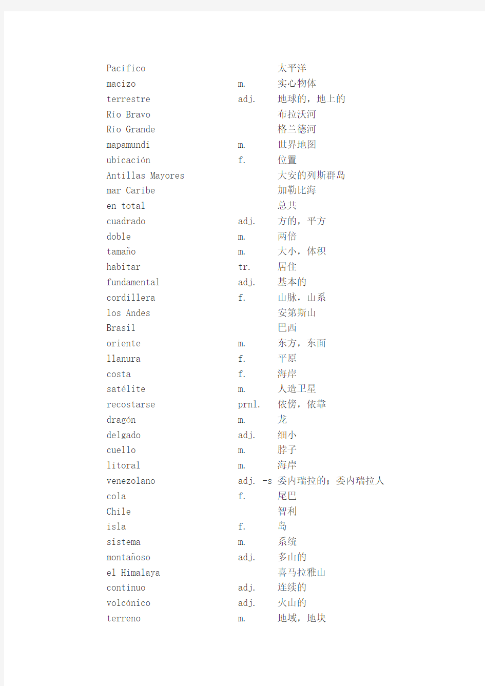 现代西班牙语1-4册单词表 (40)