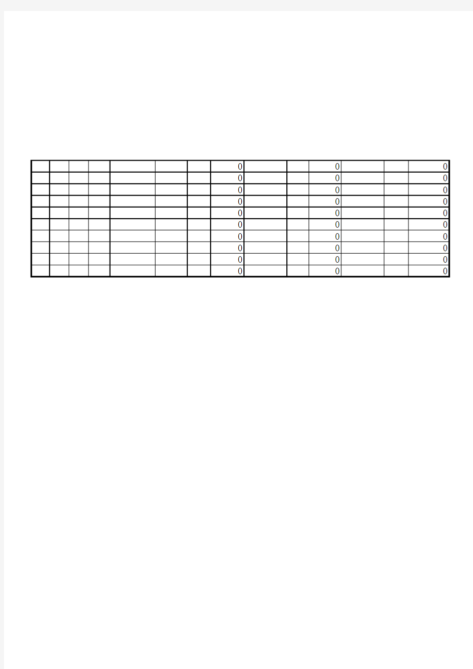 仓库库存商品明细账Excel模板