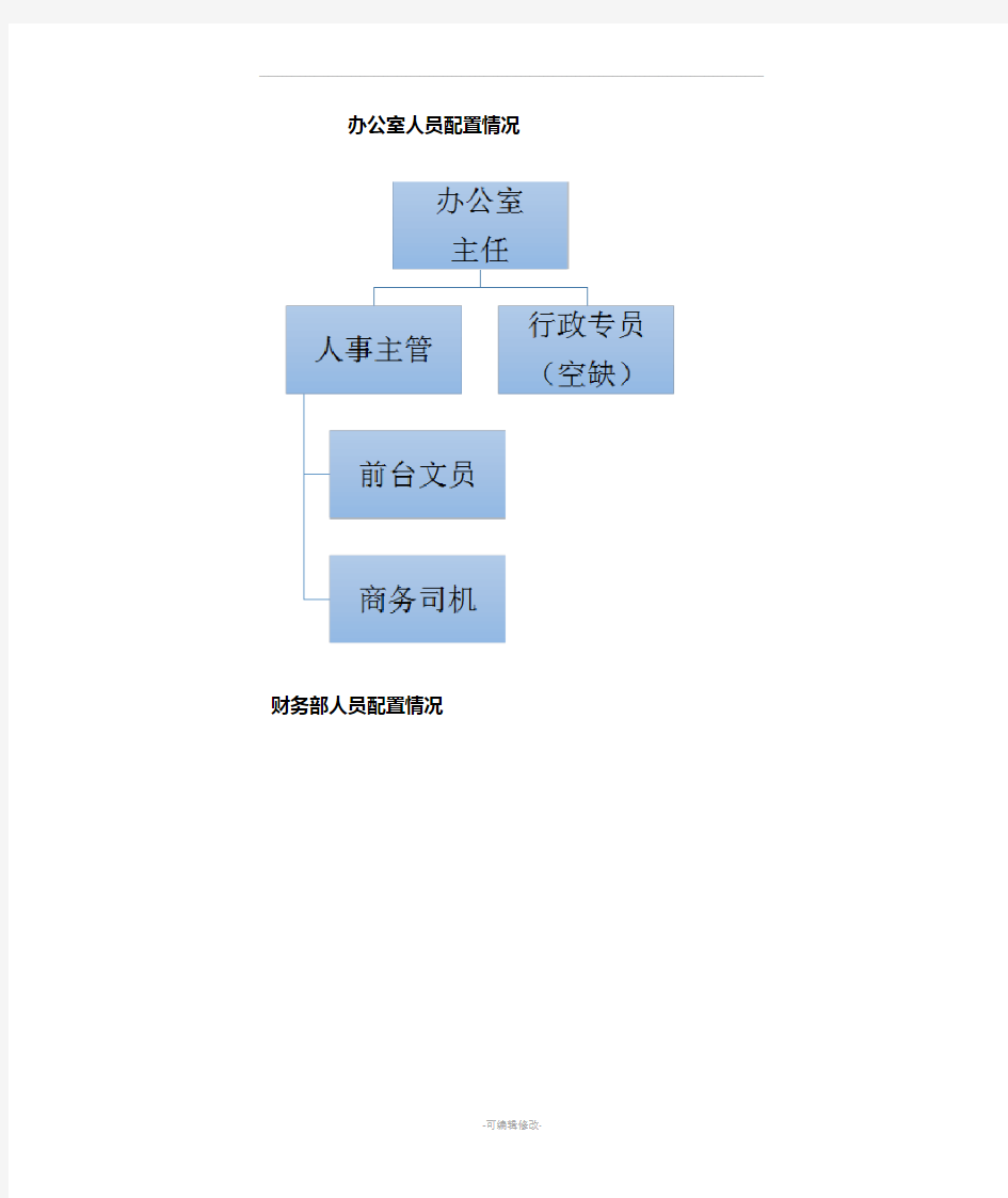 公司人员配置情况表