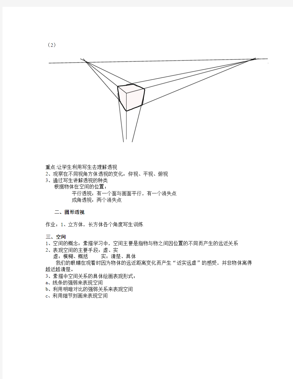 透视与空间