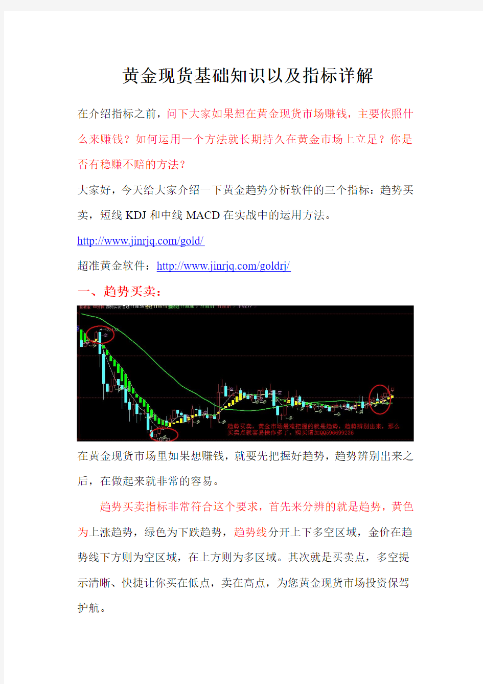 黄金现货基础知识以及指标详解