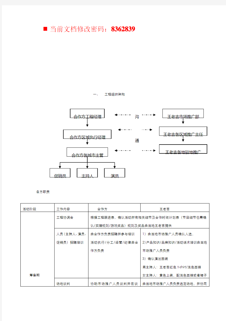 王老吉促销执行手册