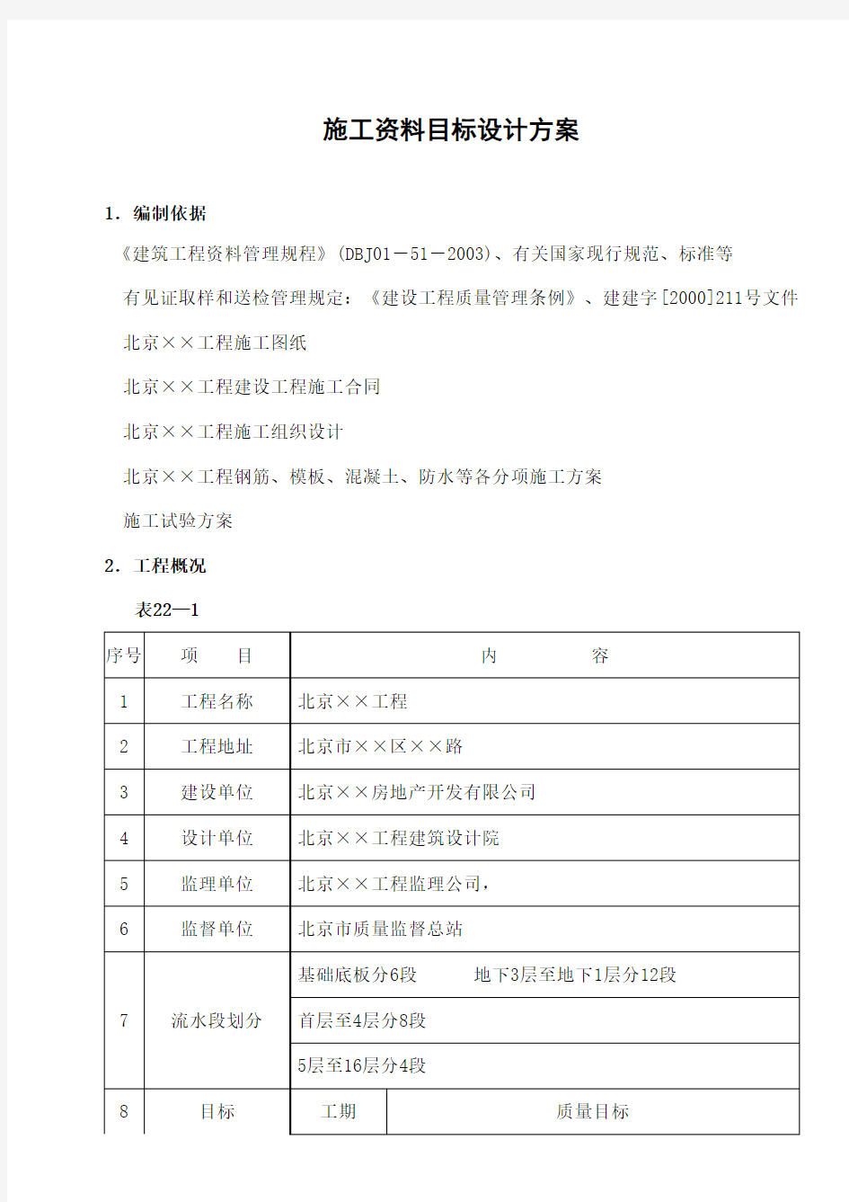 施工目标设计方案d