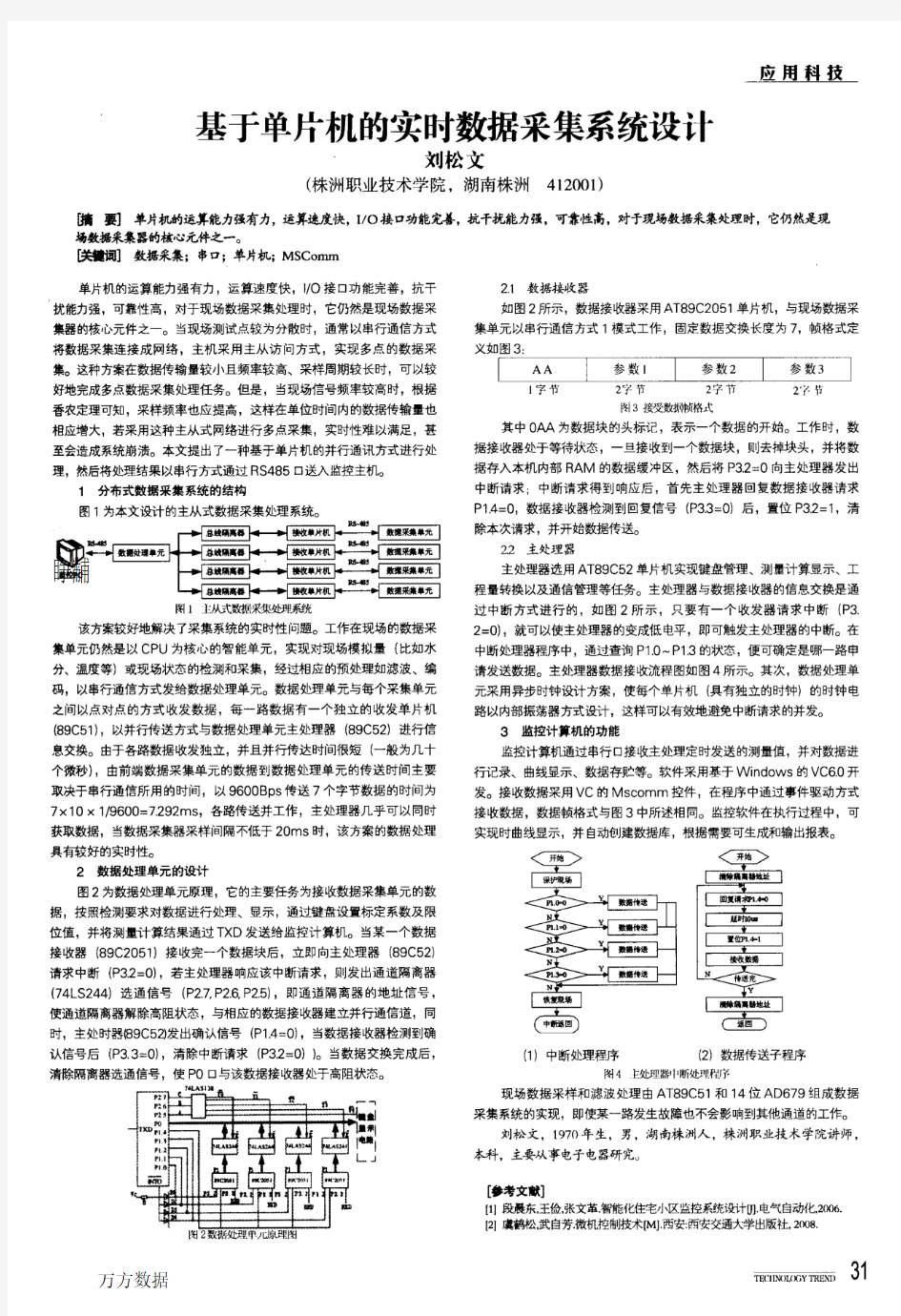 基于单片机的实时数据采集系统设计