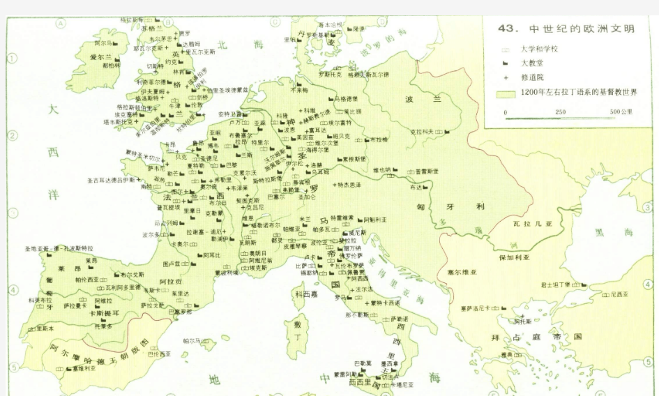 欧洲历史地图(32张!)