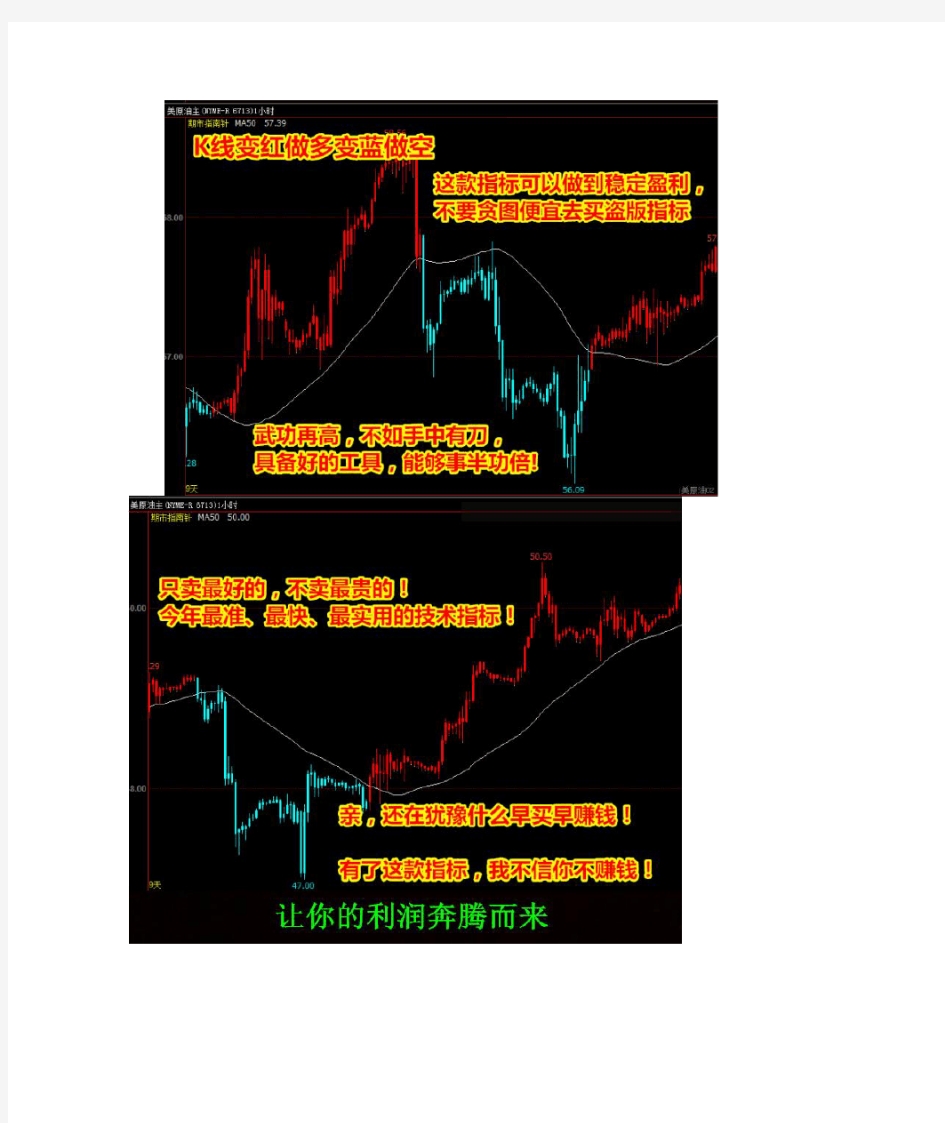 文华财经指标公式 期市指南想赔都难指标 多空买卖点公式软件