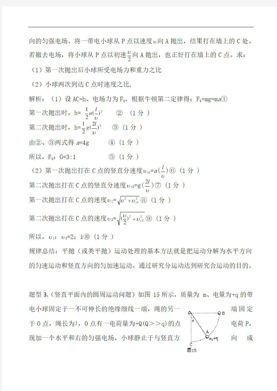 高考物理规律总结18(精华)