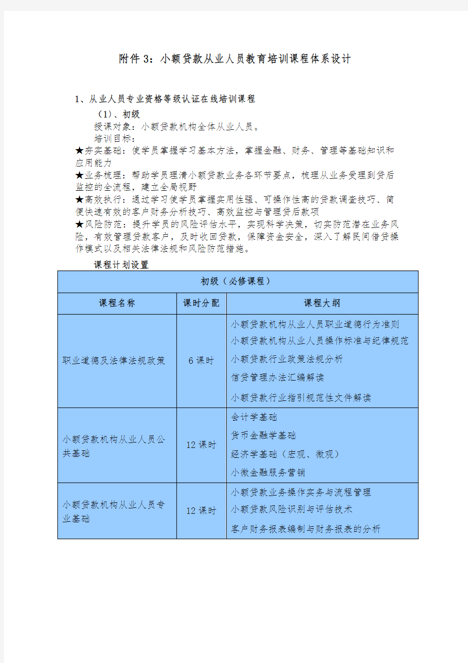 教育培训课程体系设计