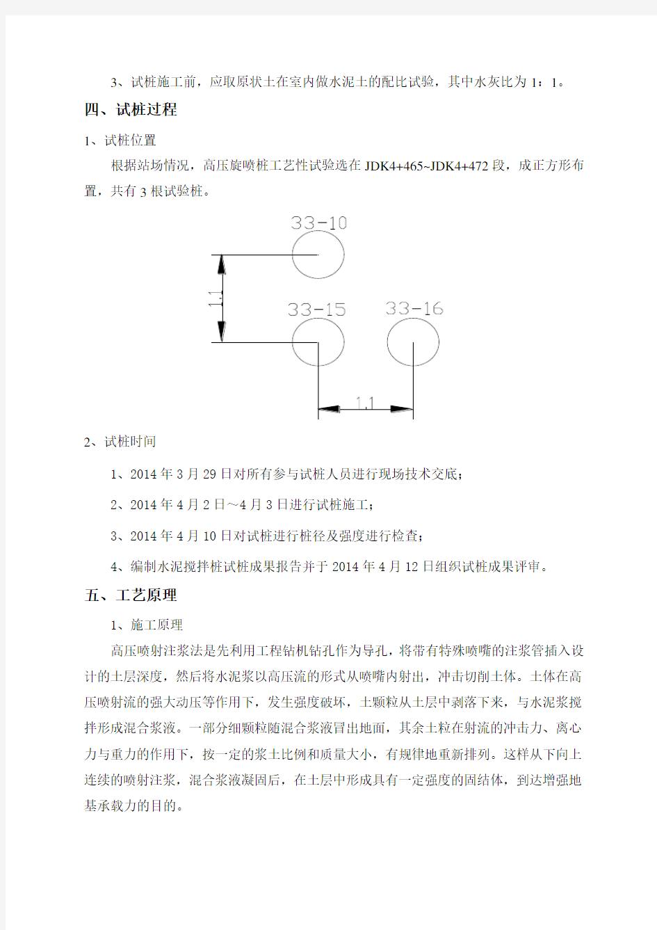 高压旋喷桩试桩总结(最终)